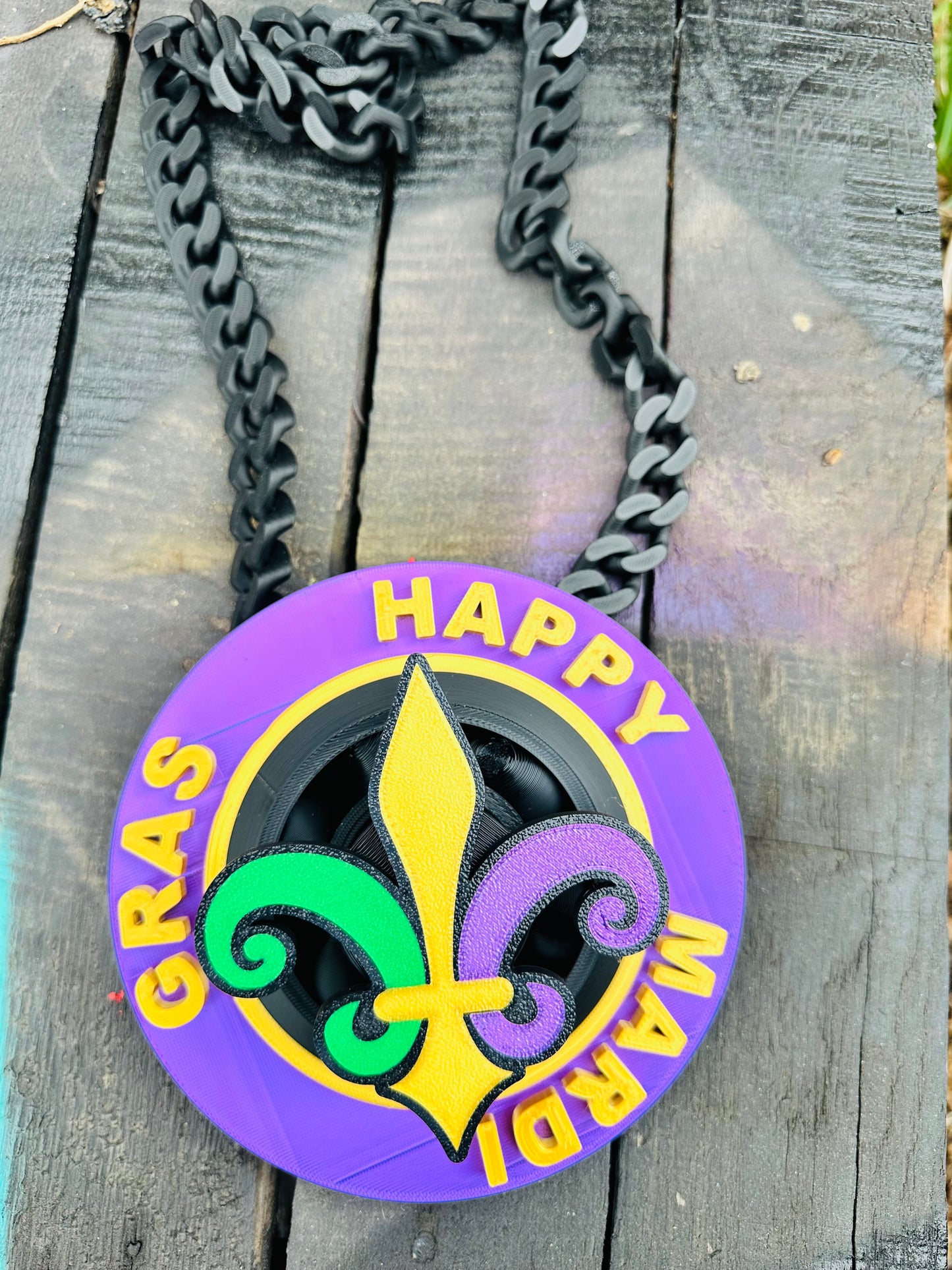 MARDI GRAS SPINNER HYPE CHAIN