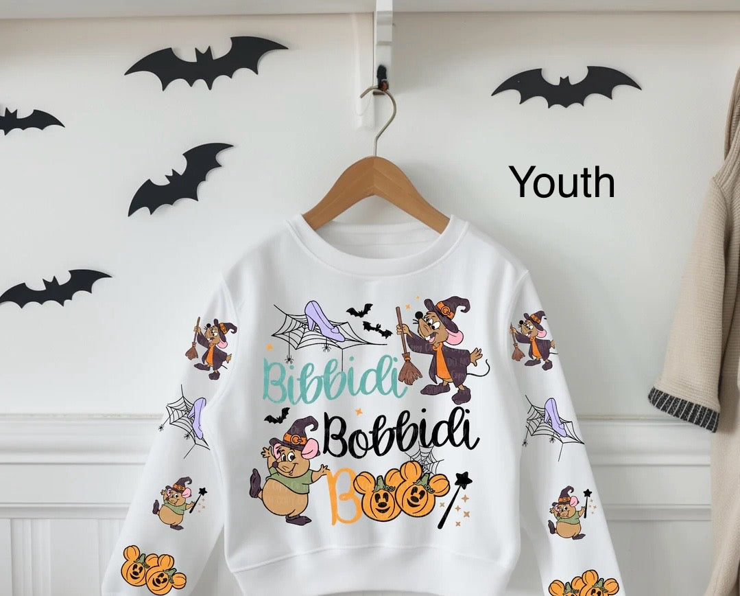 Clear Film Screen Print- Bibbidi Boobidi (Adult) (includes 2 sleeves)