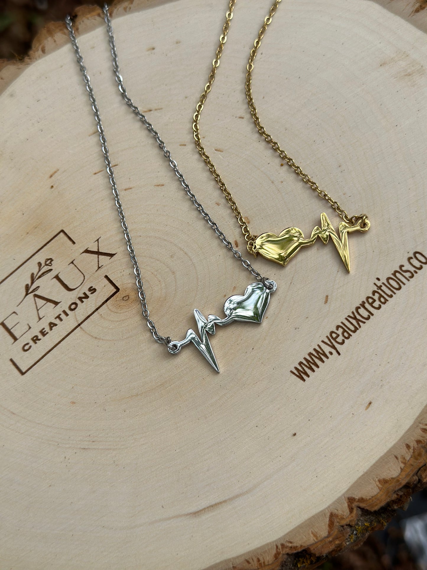 PERSONALIZED HEARTBEAT NECKLACE