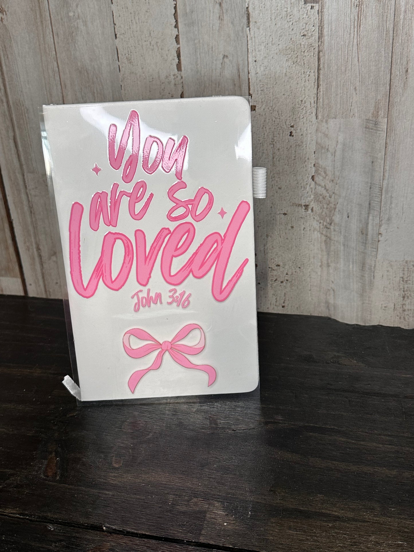 Journal Cover UV DTF- YOU ARE SO LOVED