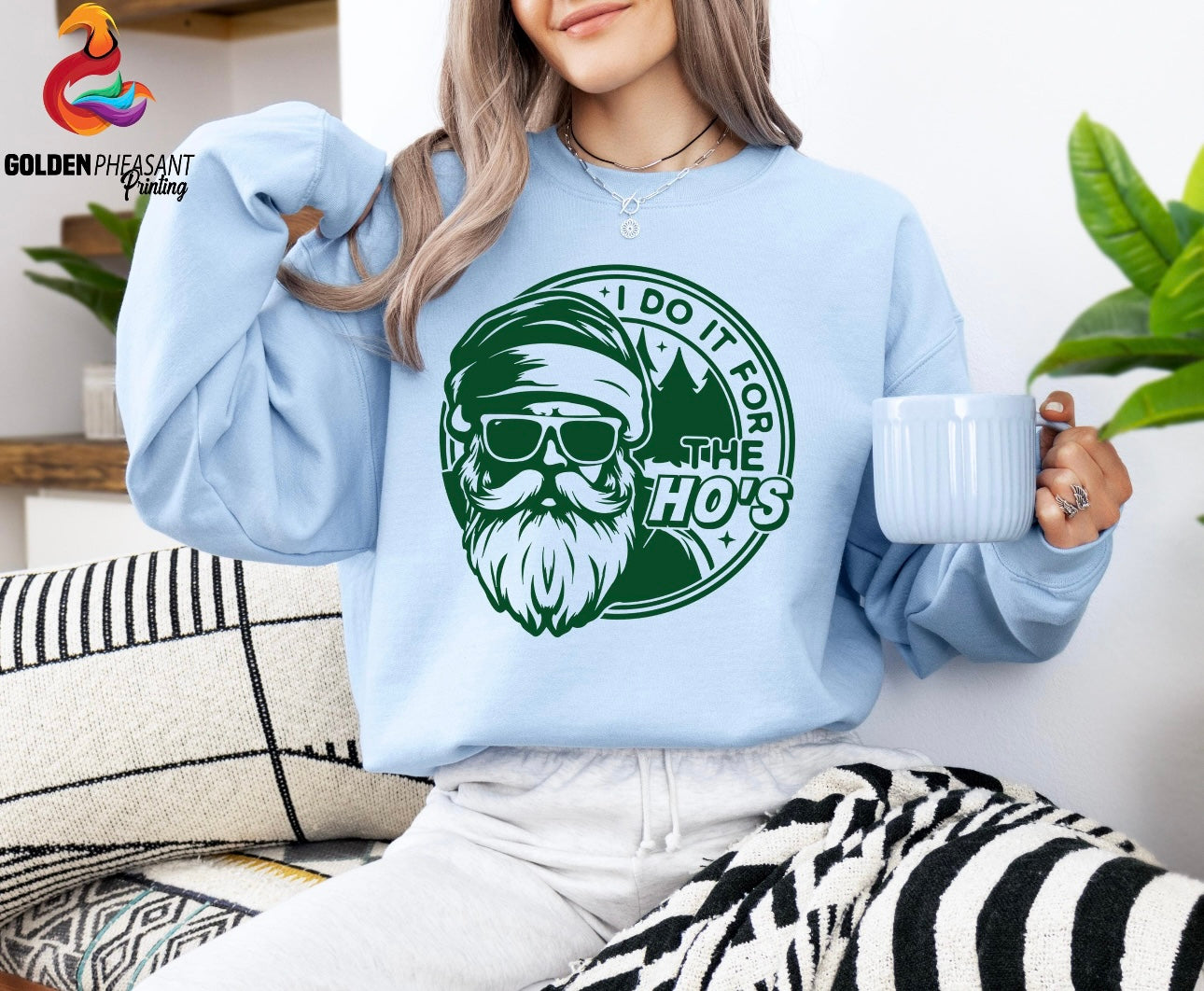 Single Color Screen Print- I DO IT FOR THE HO'S