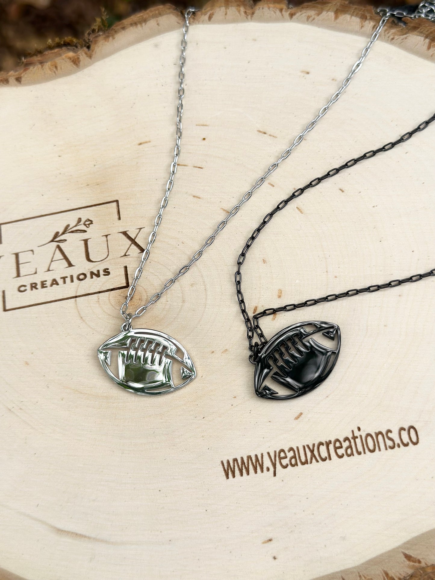 PERSONALIZED FOOTBALL NECKLACE