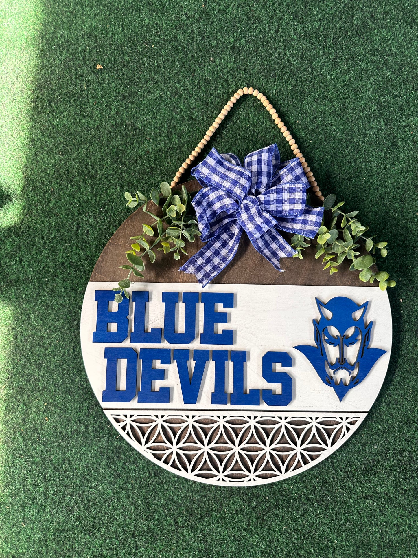 BLUE DEVILS DOOR HANGER