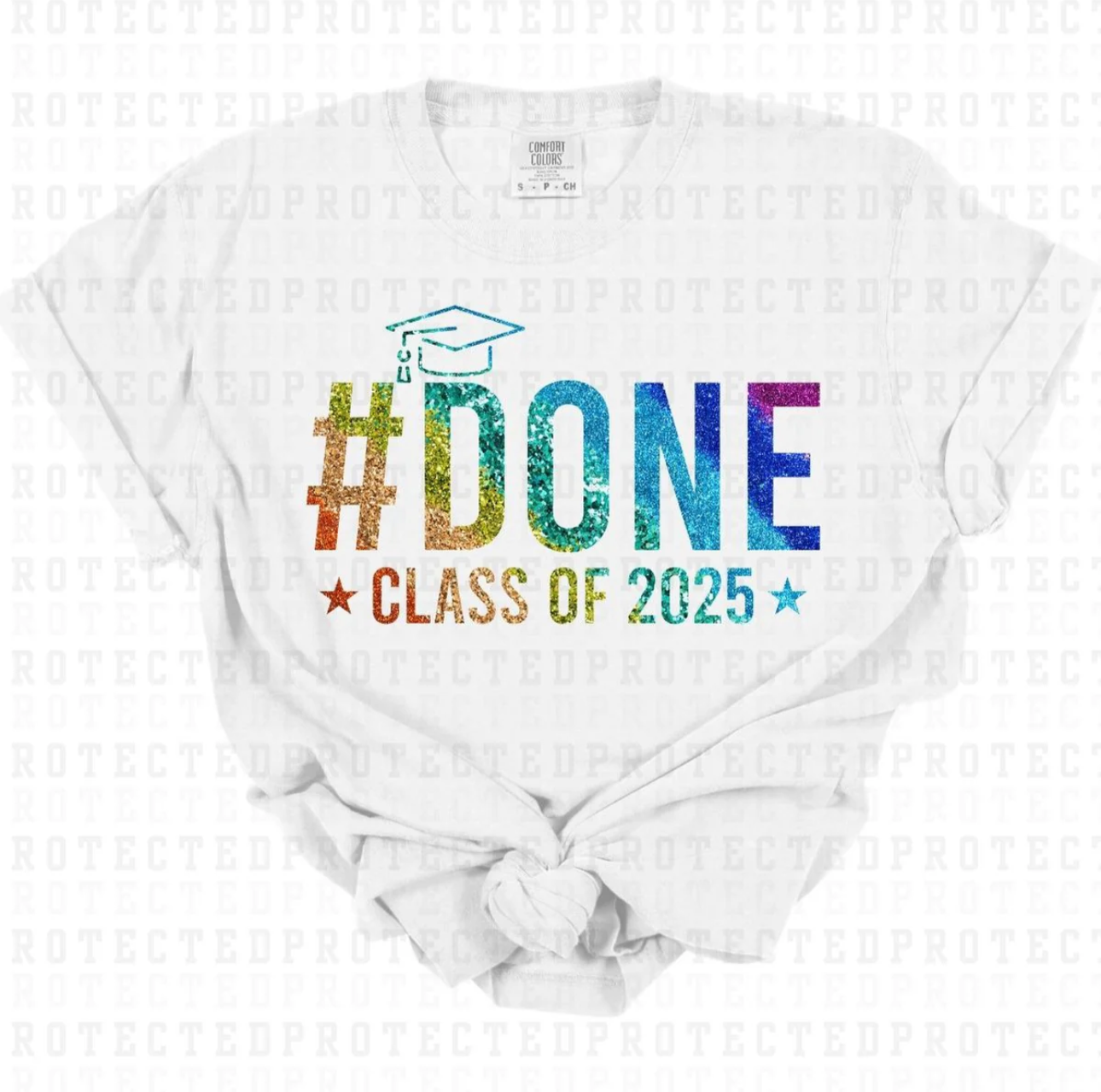 DTF Transfer- #DONE SENIOR 2025