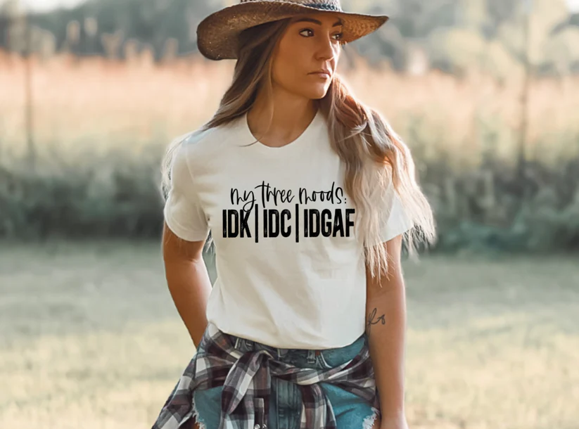 Single Color Screen Print - MY THREE MOODS