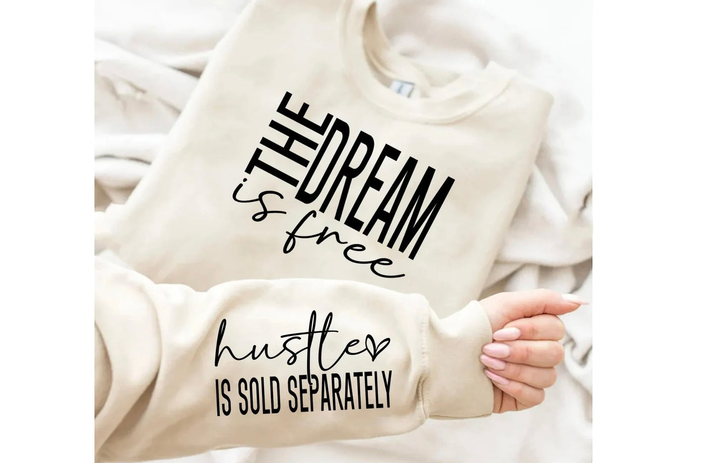 Single Color Screen Print- The Dream is Free