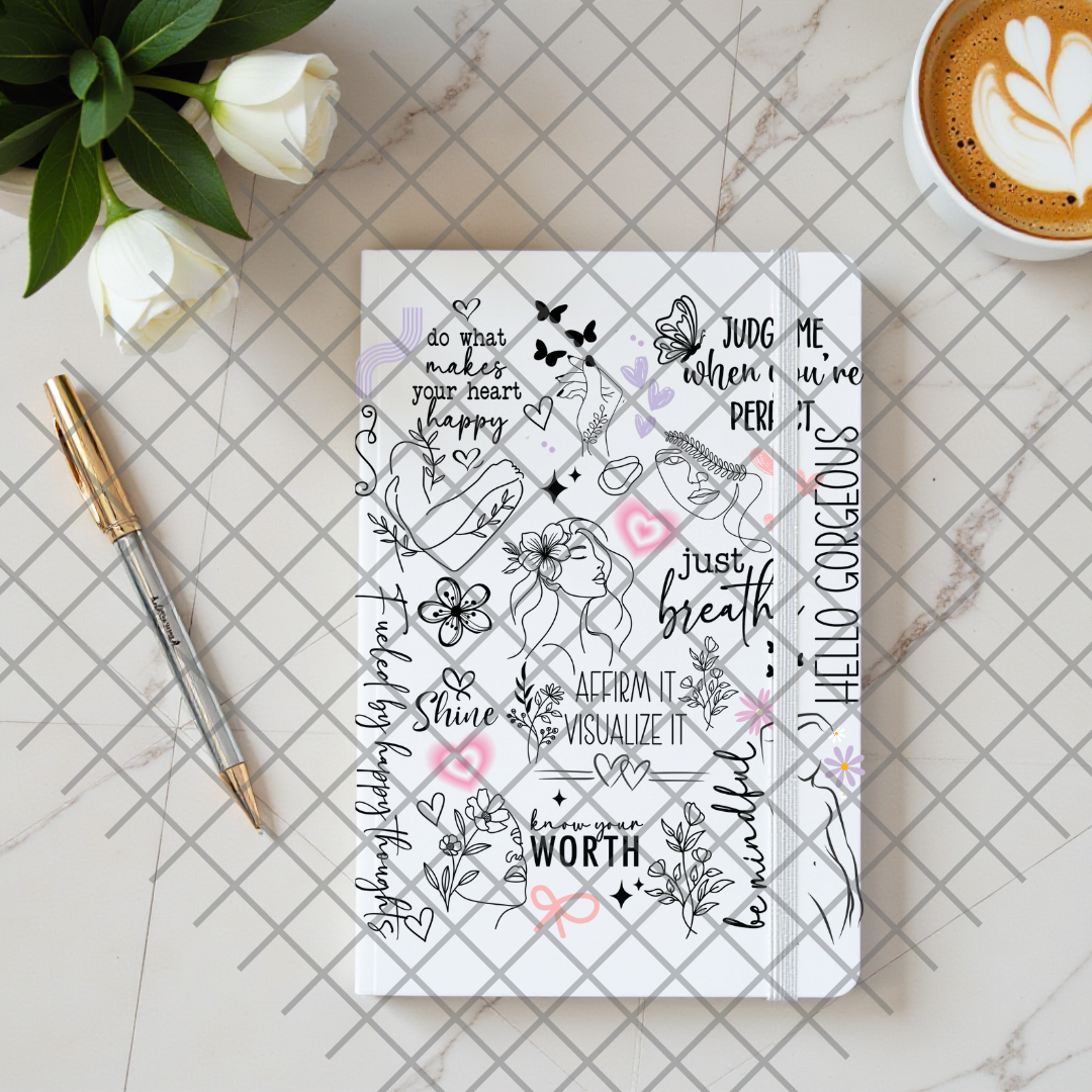 Journal Cover UV DTF- AFFIRM IT