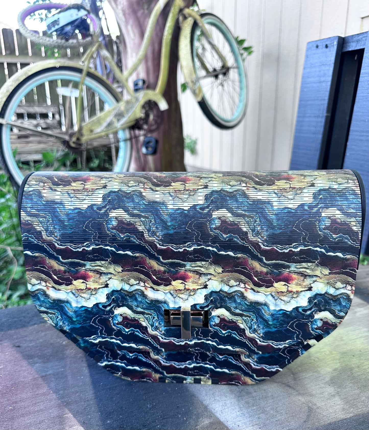 "THE AUDACITY" WOOD PURSE