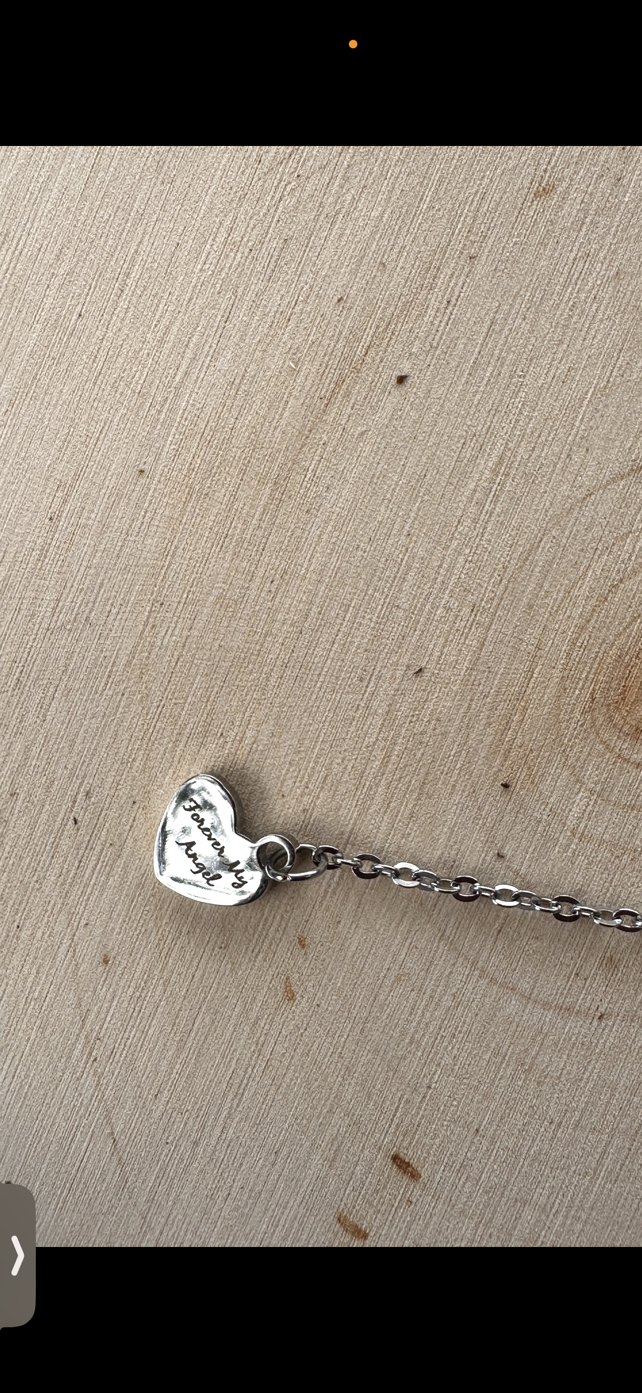 PERSONALIZED HEART DROP NECKLACE