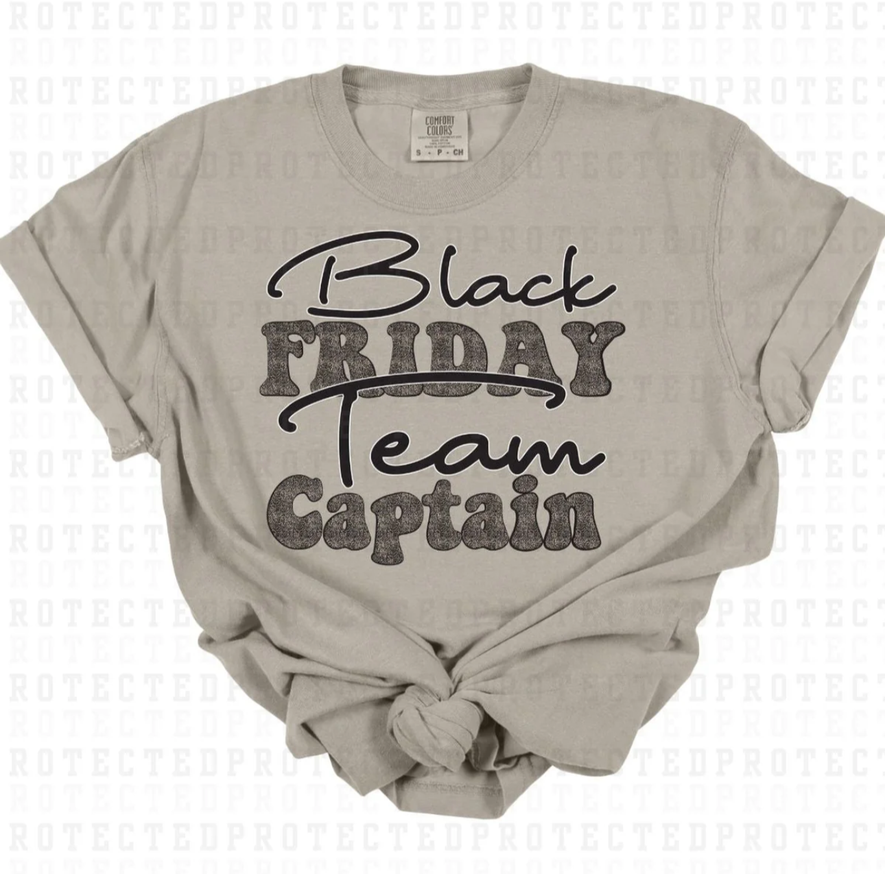 DTF Transfer-BLACK FRIDAY TEAM CAPTAIN