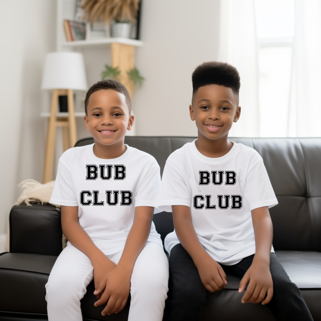 Single Color Screen Print- Youth BUB CLUB