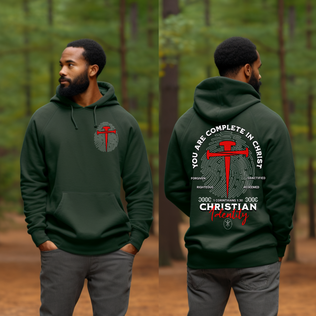 DTF Transfer- CHRISTIAN IDENTITY (WHITE)