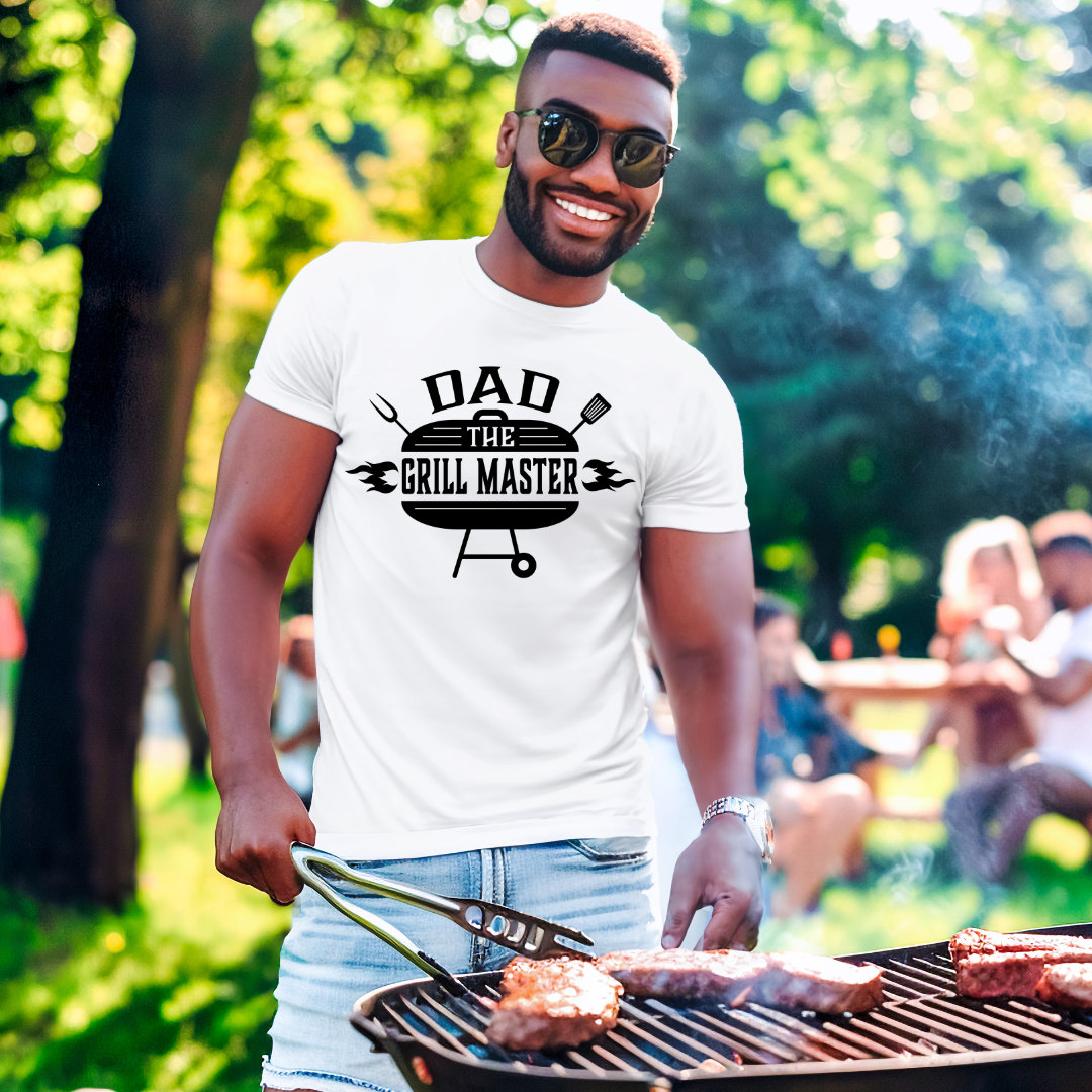 SINGLE COLOR SCREEN PRINT- DAD THE GRILLMASTER