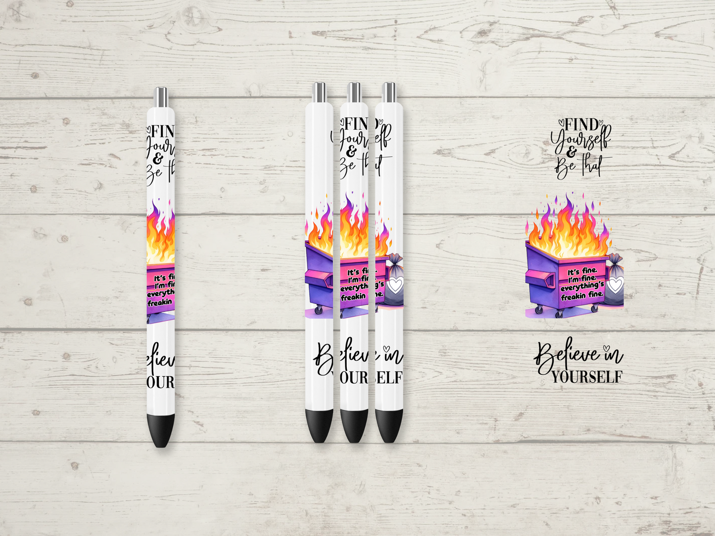 PEN WRAP - DUMPSTER FIRE