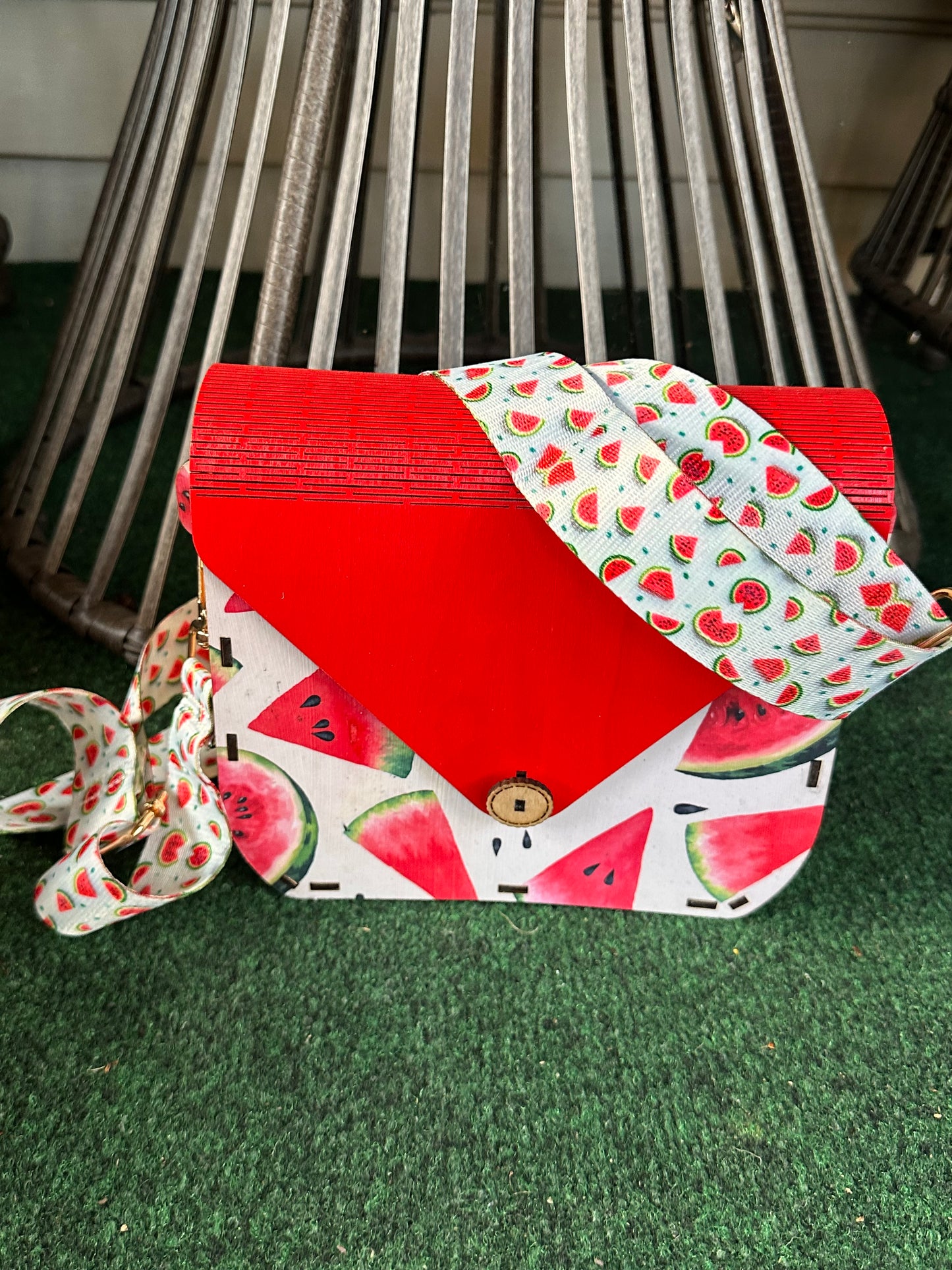 WATERMELON WOOD PURSE