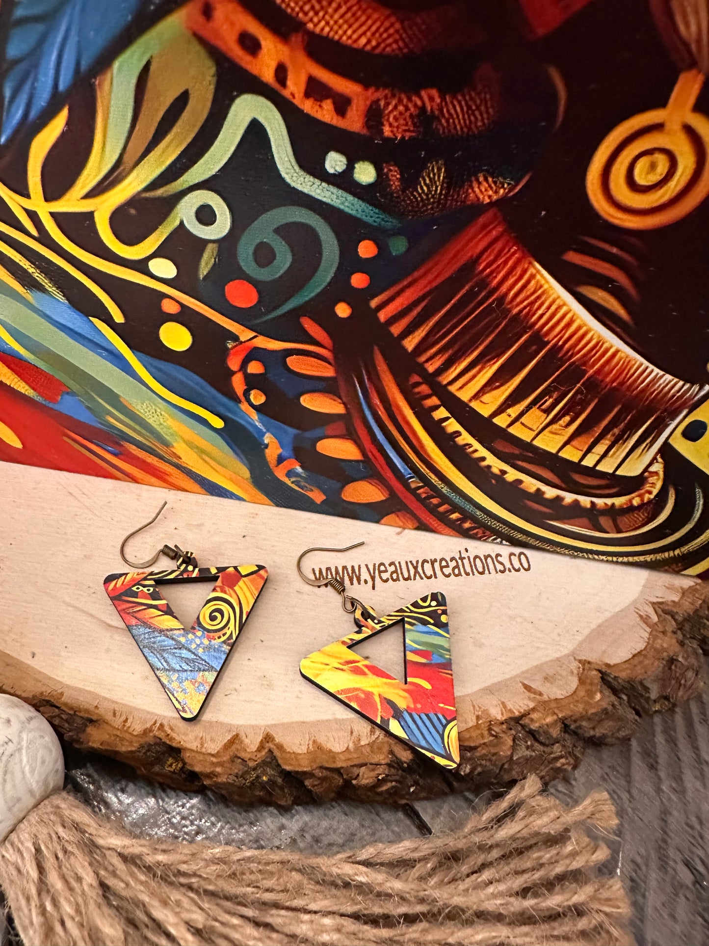 "THE NIJI" WOOD HANDBAG