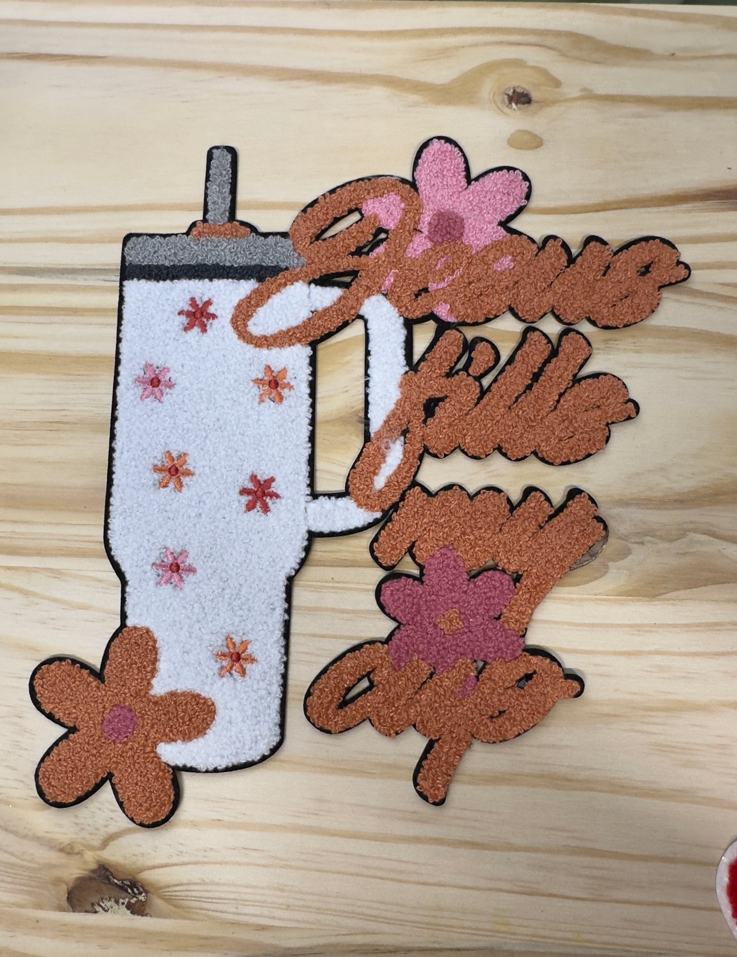 Chenille Patch- JESUS FILLS MY CUP