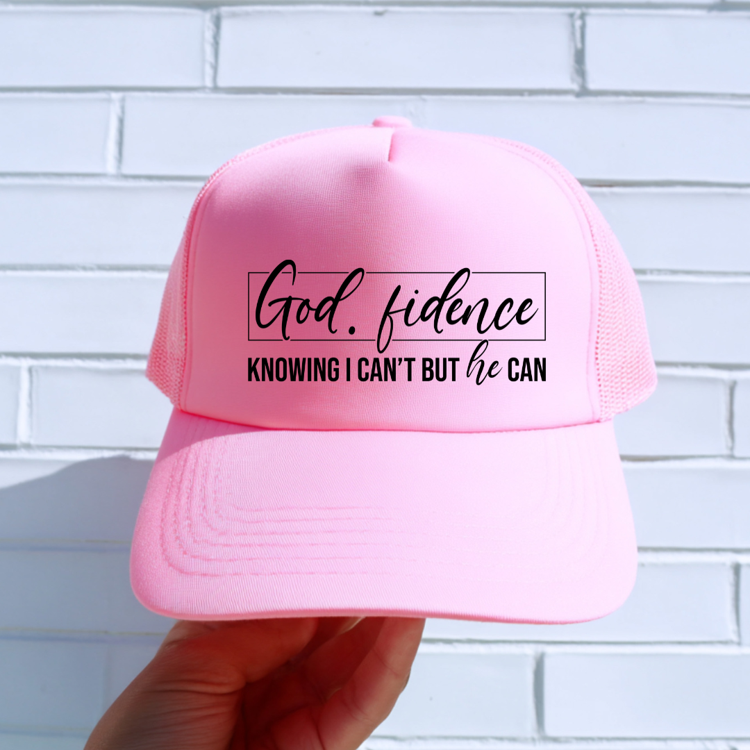 HAT TRANSFER-SINGLE COLOR SCREEN PRINT- GODFIDENCE