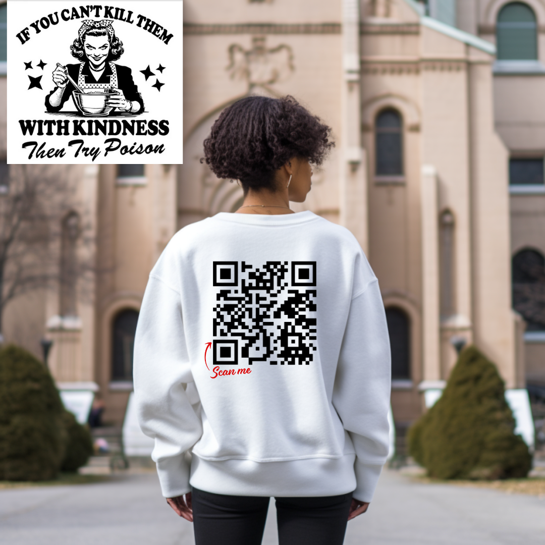 DTF TRANSFER - IF YOU CAN'T KILL THEM QR CODE