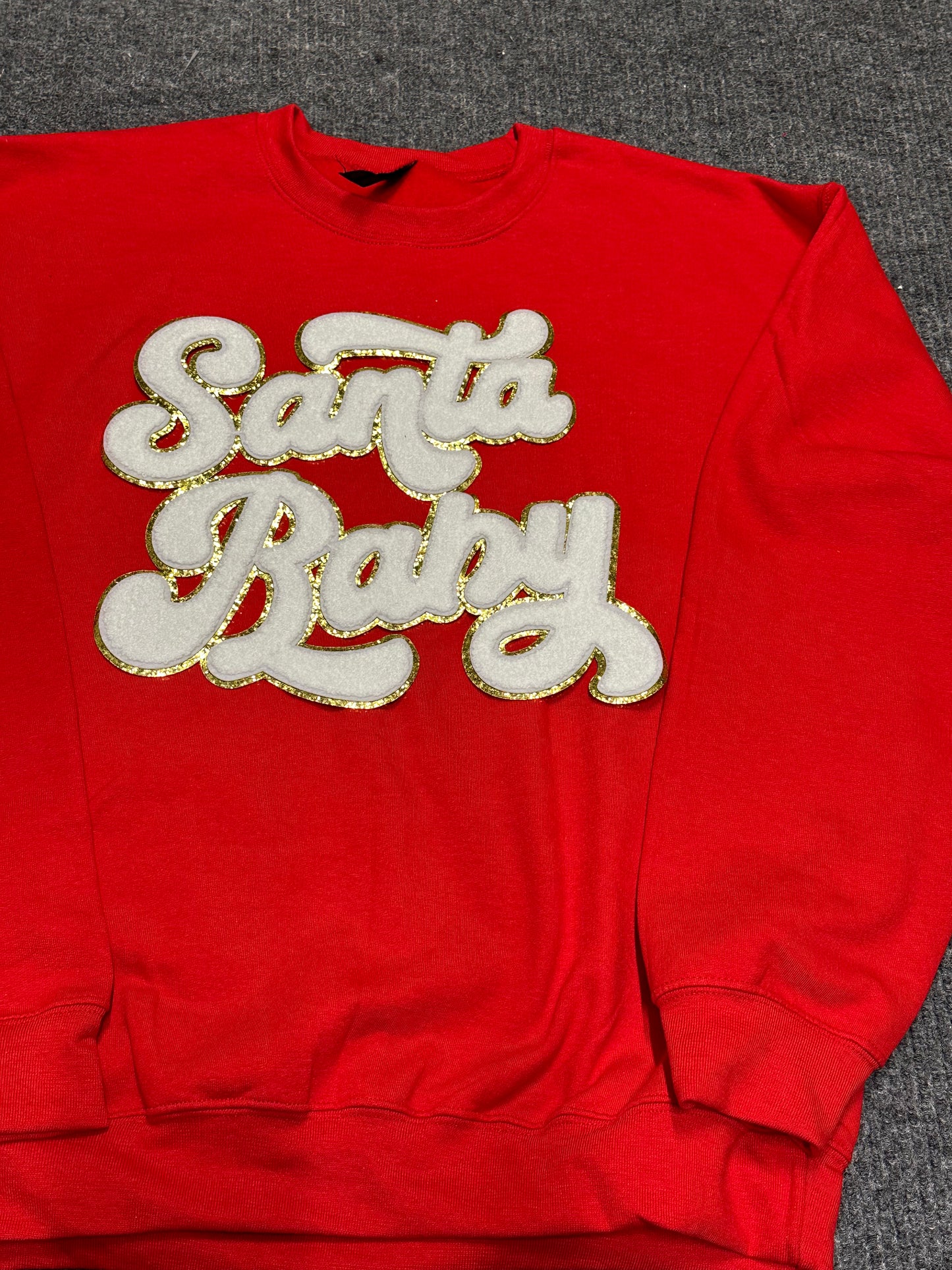 Chenille Patch- SANTA BABY