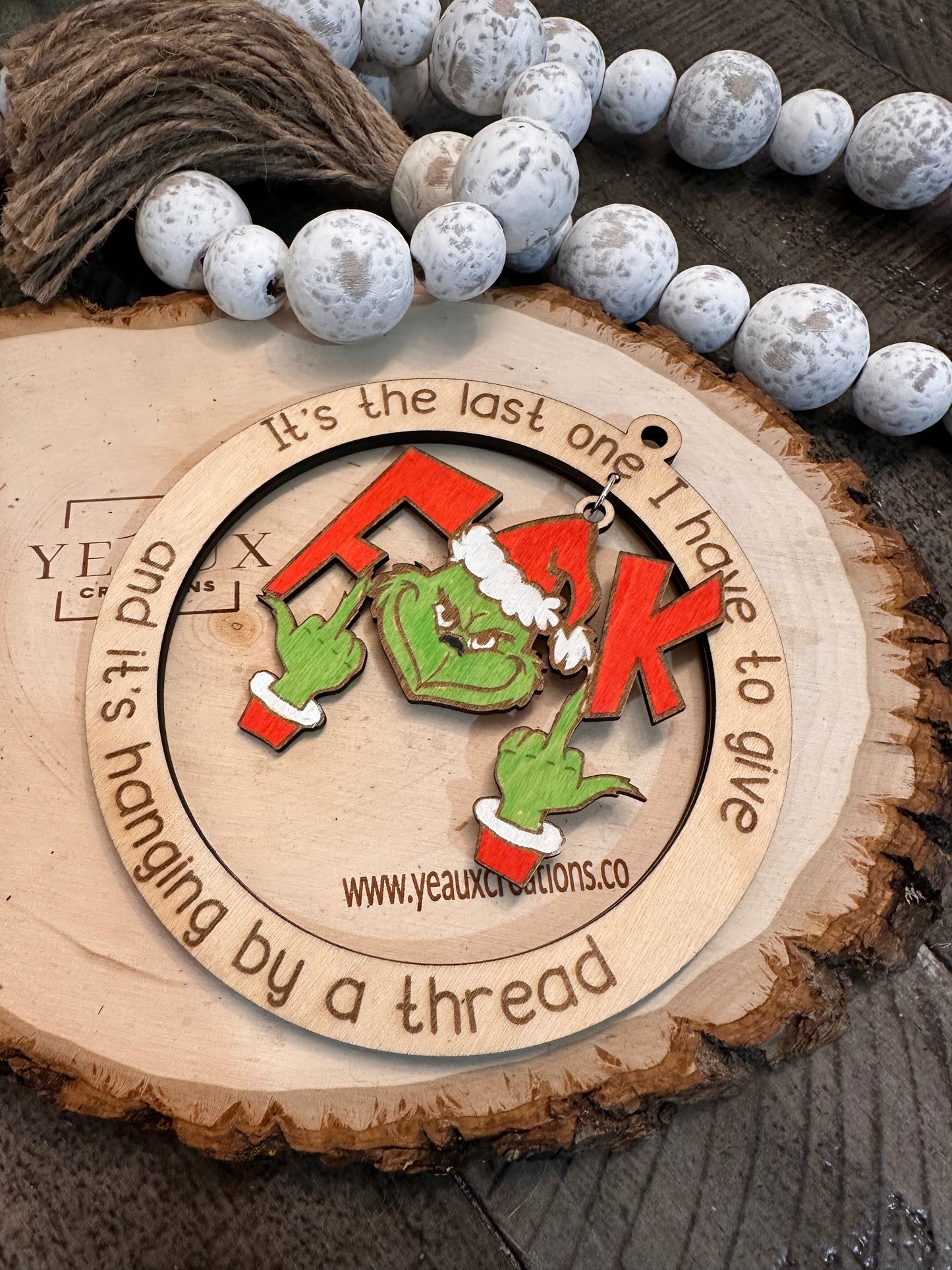 GREENMAN F**K ORNAMENT