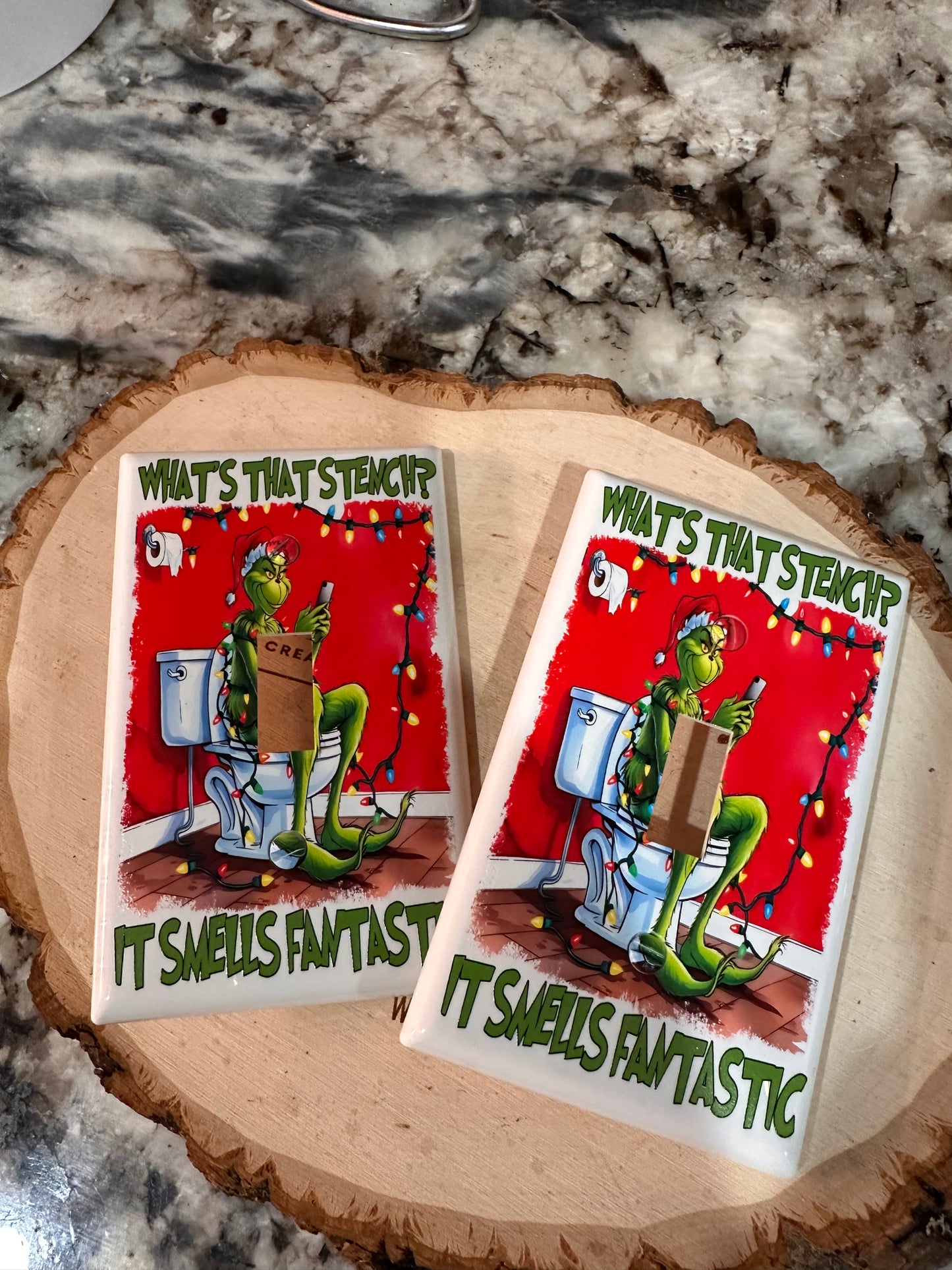 WHATS THAT STINCH-STANDARD SINGLE LIGHT SWITCH PLATE