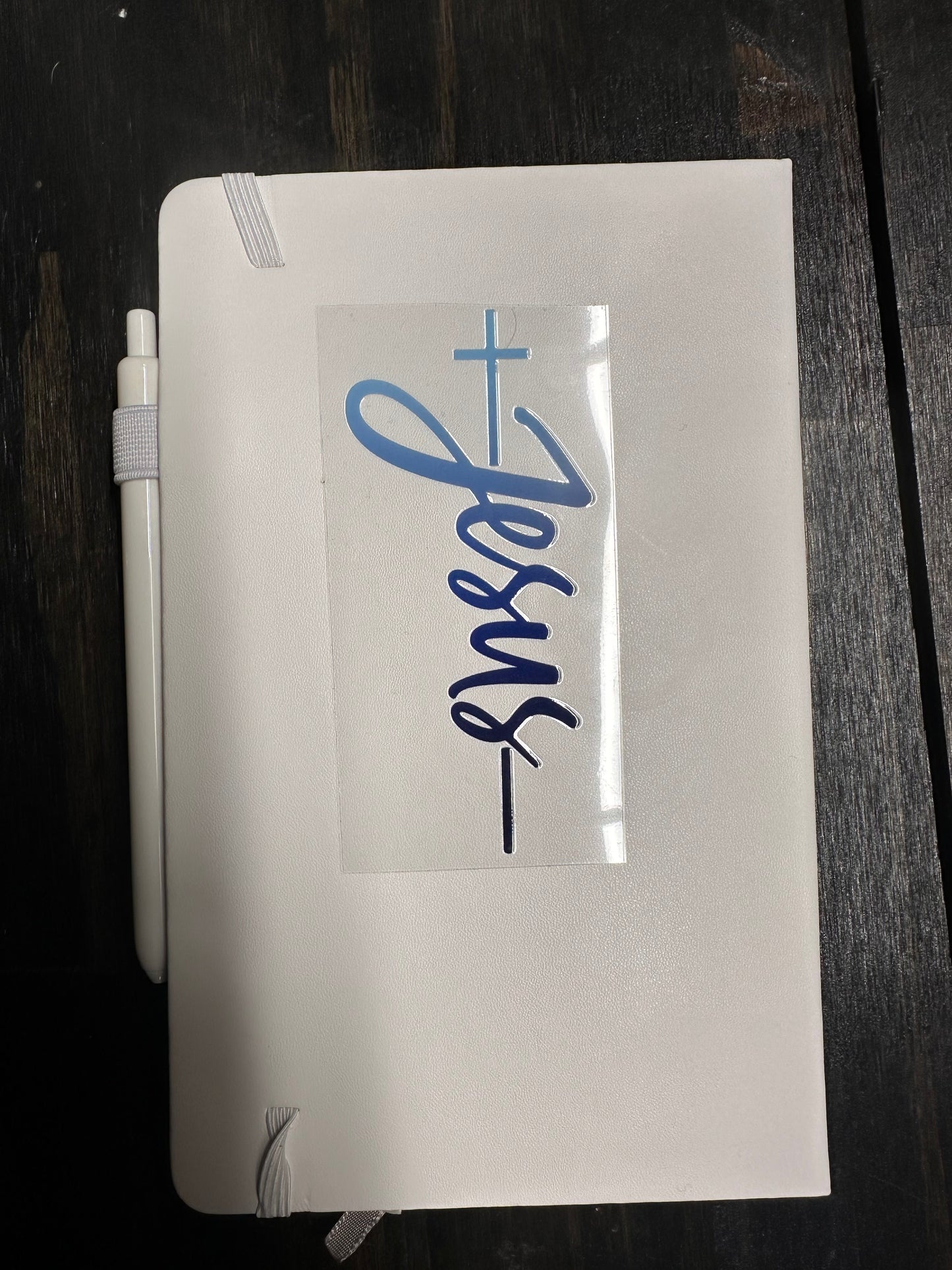 Journal Cover UV DTF- BLESSED IS THE MAN (FRONT AND BACK)