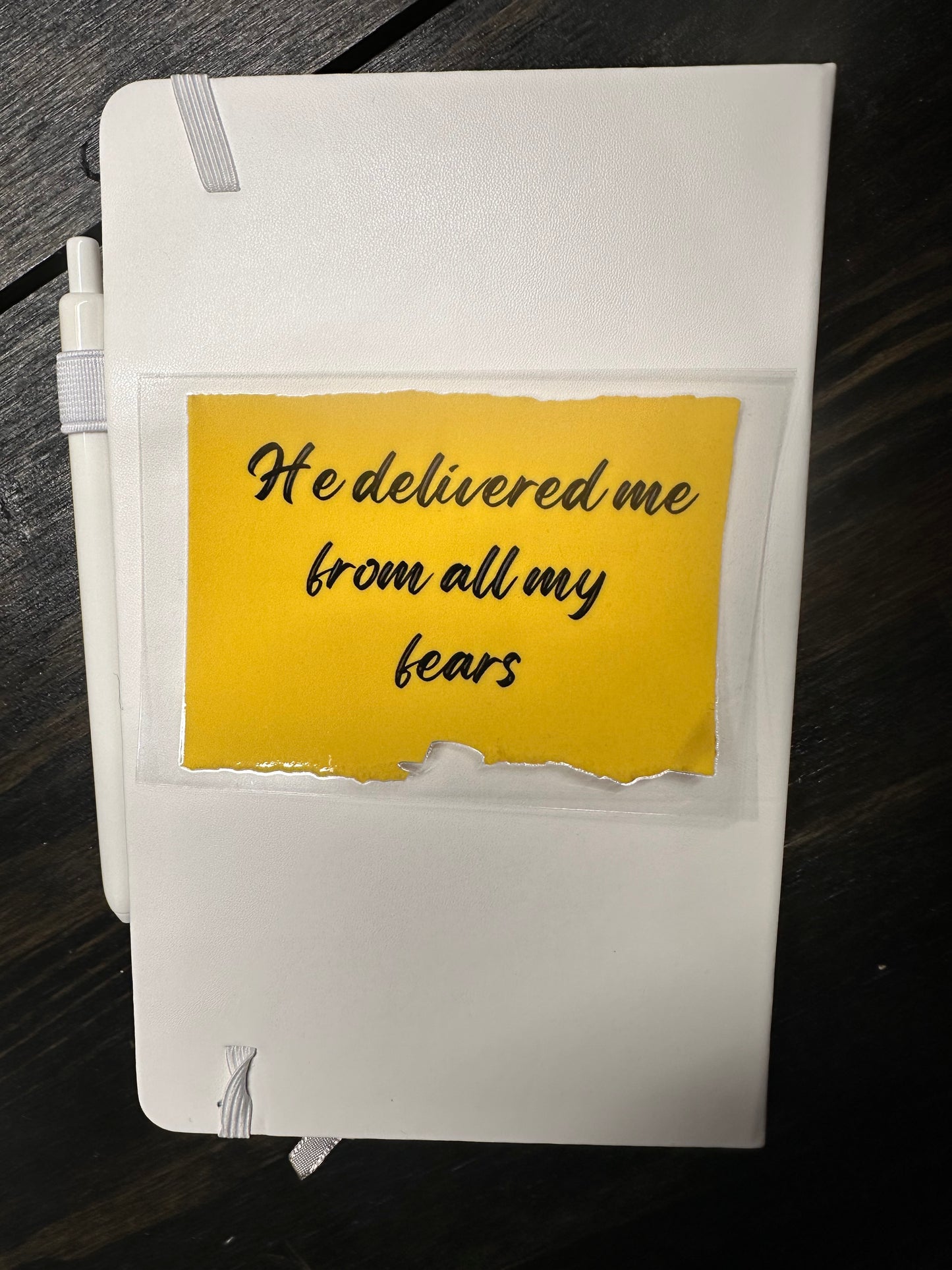 Journal Cover UV DTF- I SIT PRETTY AND CONFIDENT (FRONT AND BACK)