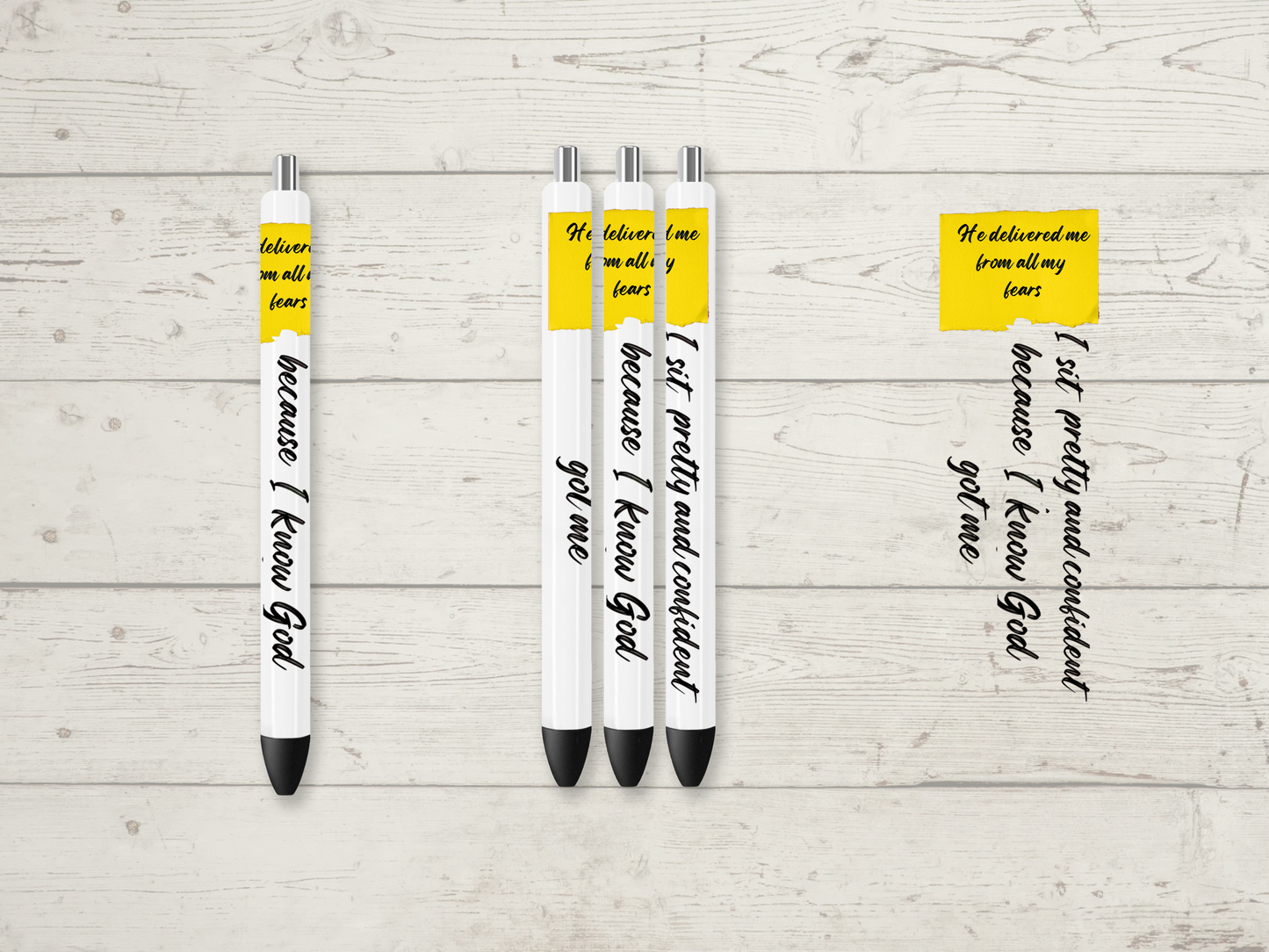 PEN WRAP -I SIT PRETTY AND CONFIDENT