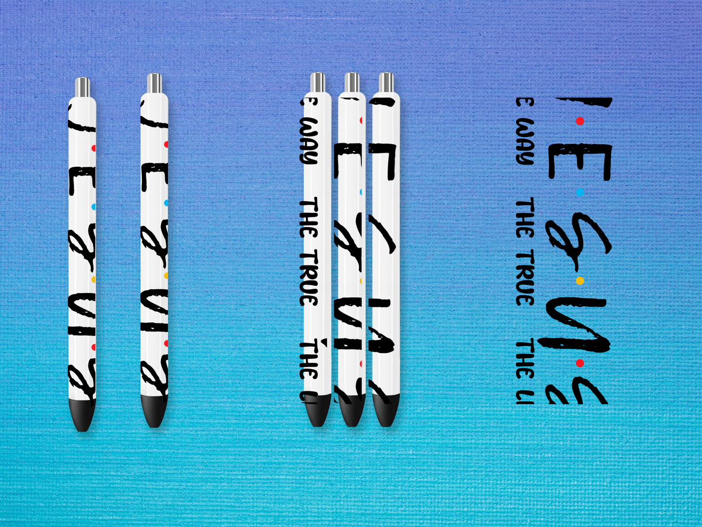 PEN WRAP - JESUS (FRIENDS FONT)