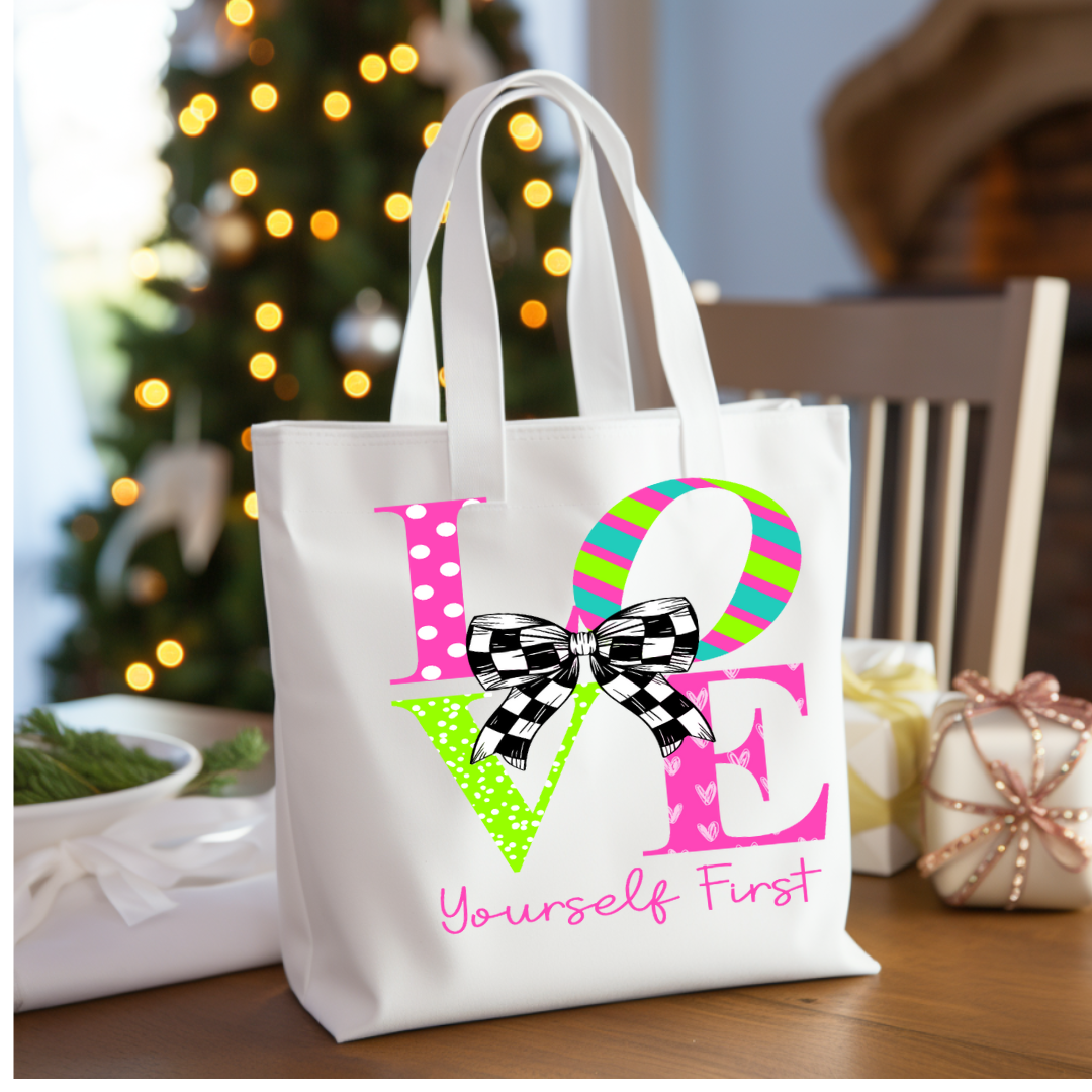 DTF Transfer- LOVE YOURSELF FIRST