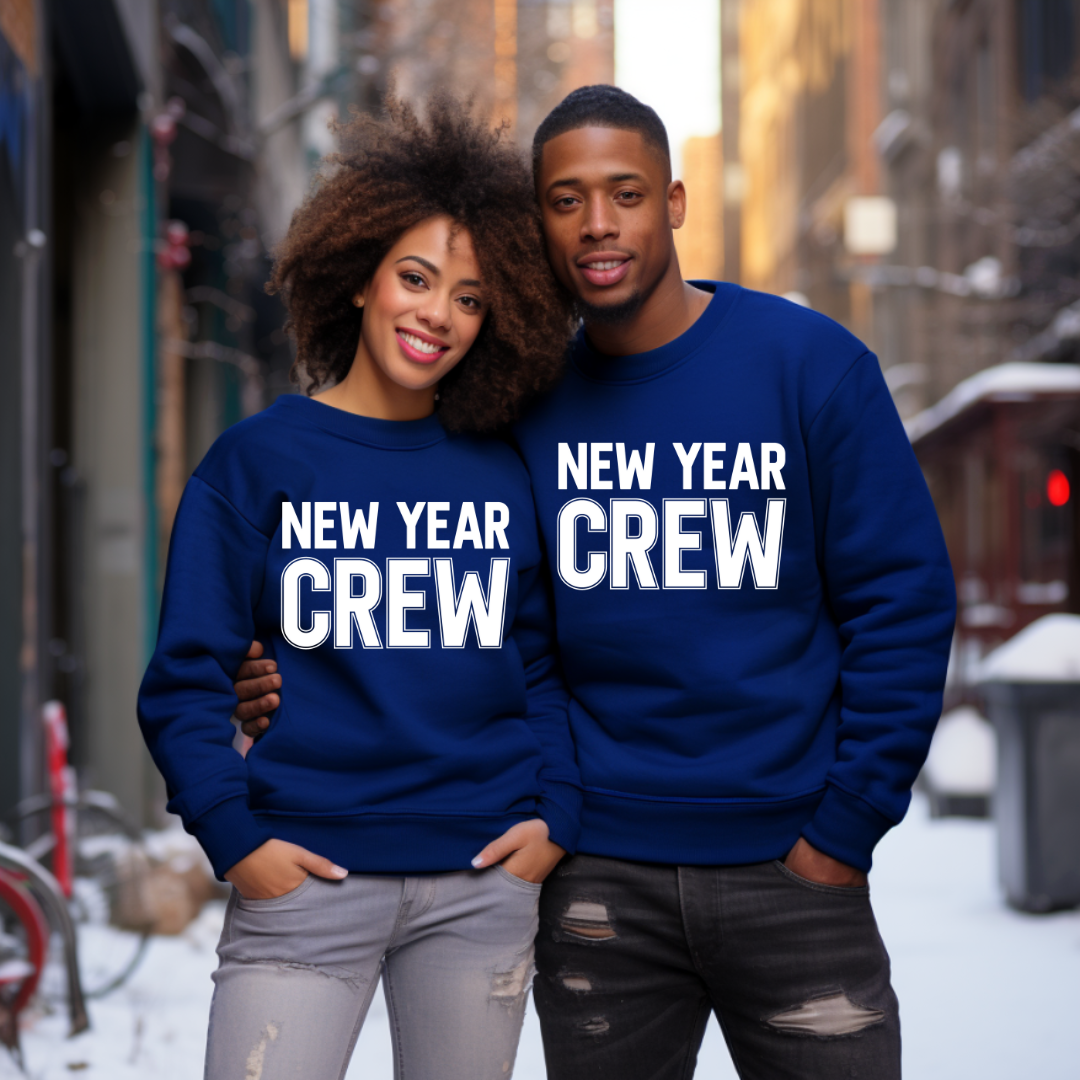 Single Color Screen Print - NEW YEAR CREW