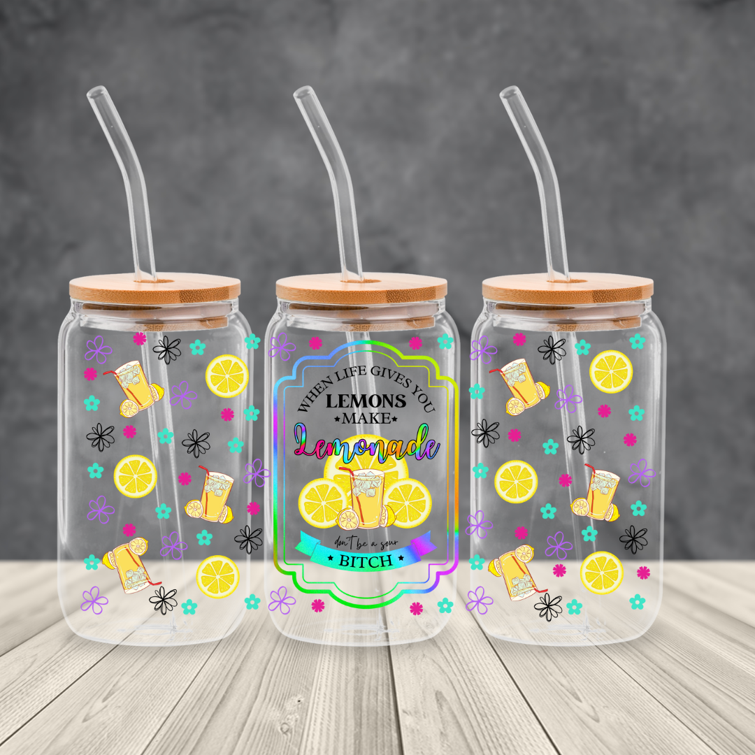 16 0z UV DTF DOUBLE SIDED Cup Wrap - DON'T BE A SOUR B