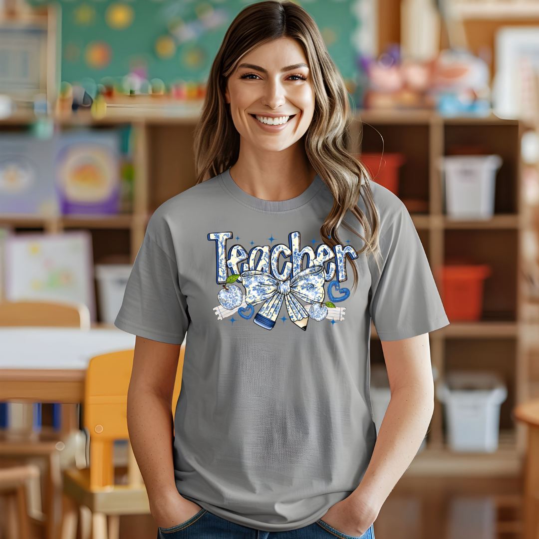 DTF Transfer- TEACHER FLORAL