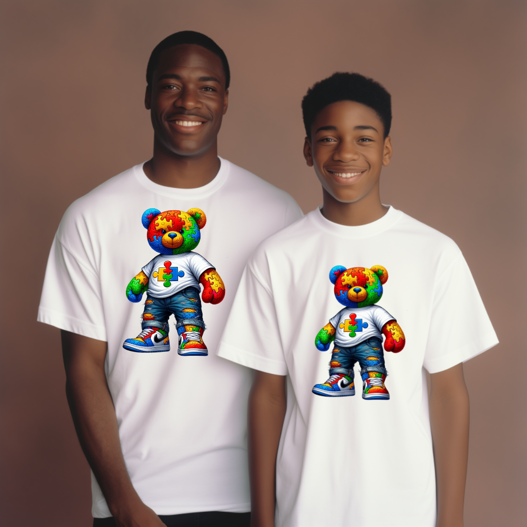 DTF Transfer-AUTISM BEAR (YOUTH)