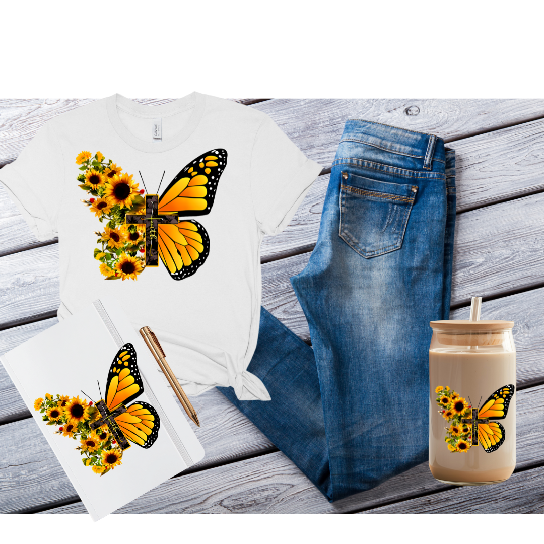 STRONGER THAN THE STORM BUTTERFLY DTF(ONLY)