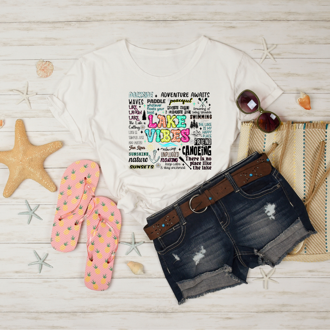 DTF Transfer- LAKE VIBES