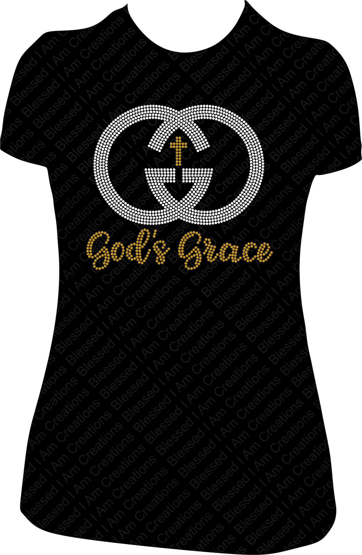 Rhinestone Transfer- GOD'S GRACE