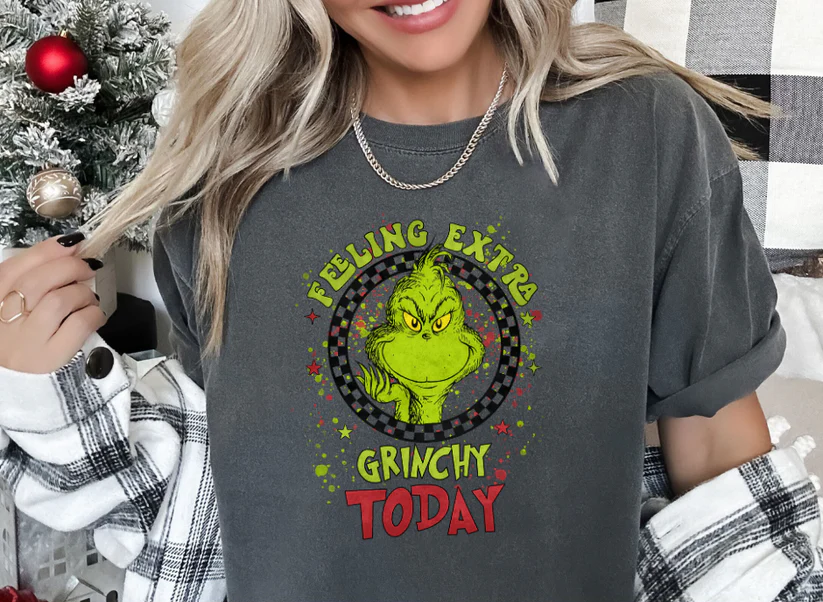 Clear Film Full Color Screen Print- FEELING EXTRA G MAN TODAY