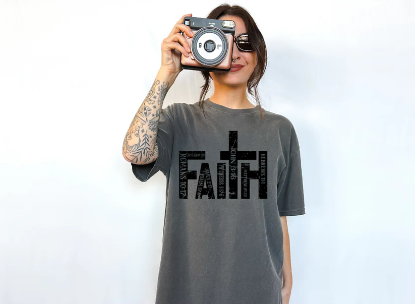 Single Color Screen Print- FAITH