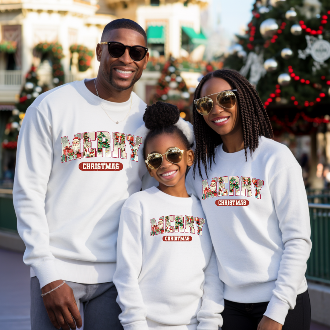 DTF Transfer- VINTAGE MERRY CHRISTMAS