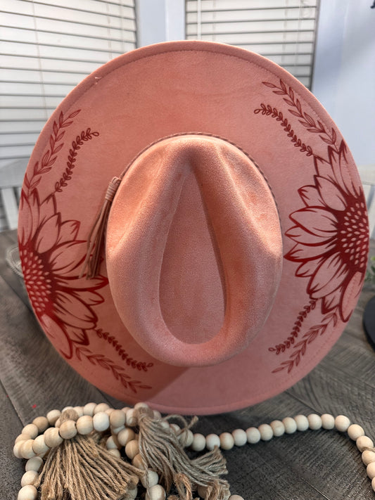 SUNFLOWER WIDE BRIM HAT