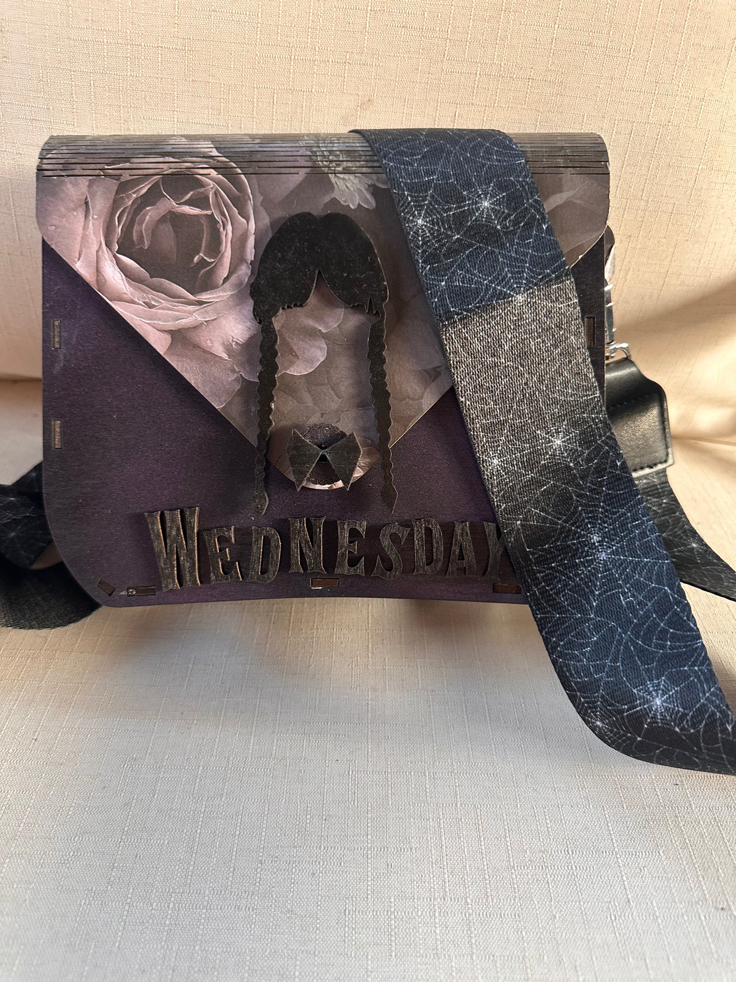 WEDNESDAY WOOD PURSE