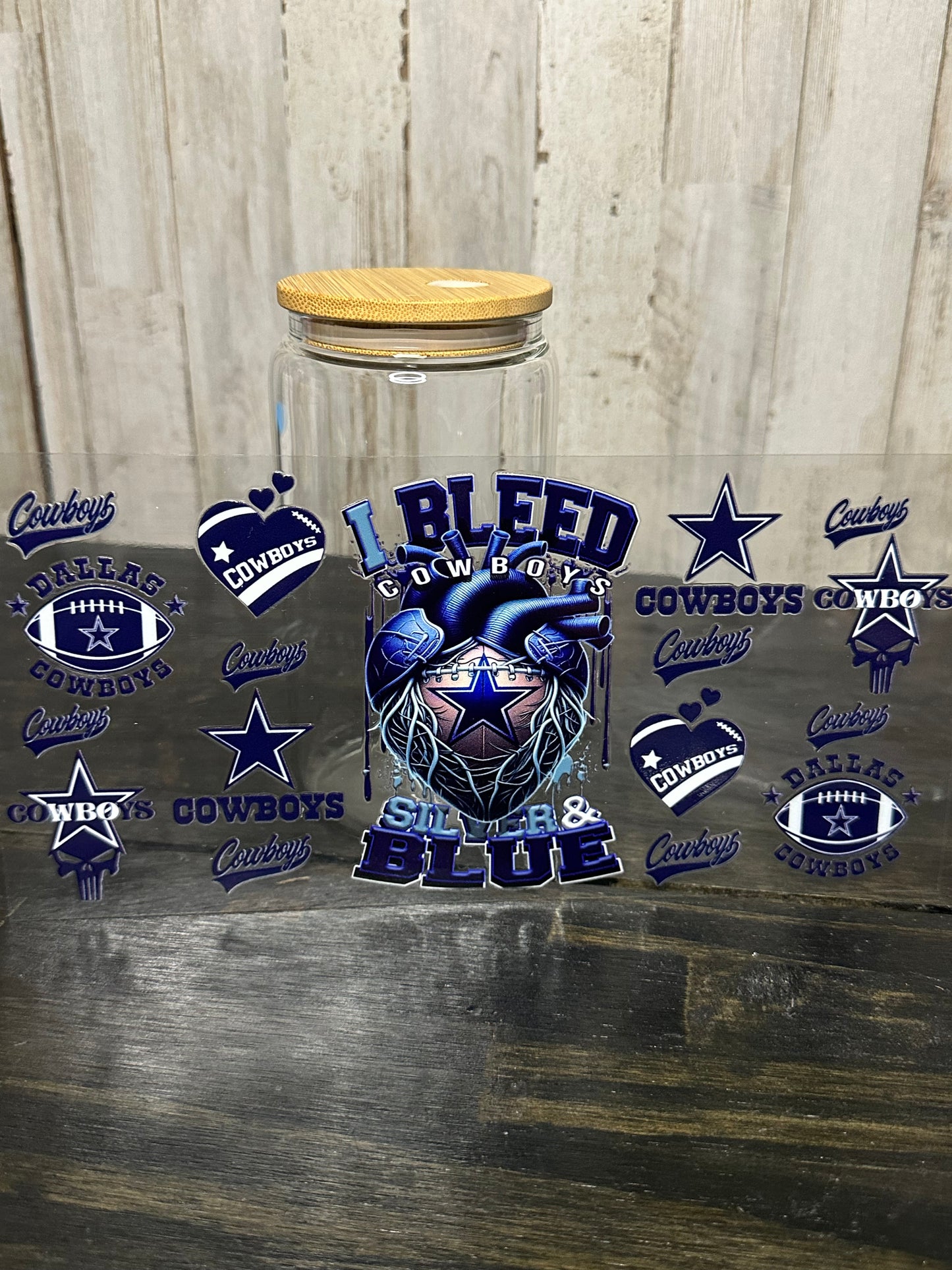 16 0z UV DTF DOUBLE SIDED Cup Wrap with Matching Lid Decal - SPORTS TEAMS (PICK TEAM)