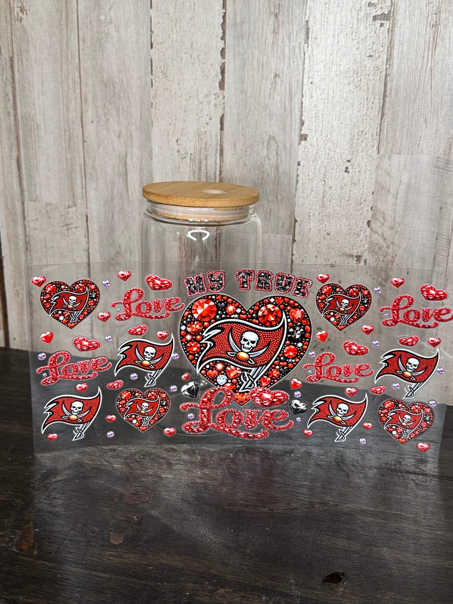 16 0z UV DTF DOUBLE SIDED Cup Wrap -LOVE FEMALE SPORTS TEAMS  (PICK TEAM)