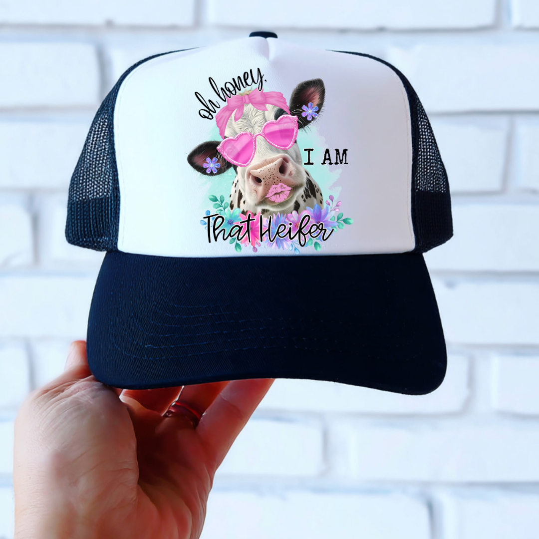 DTF HAT TRANSFER- I'M THAT HEIFER