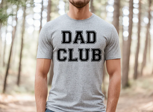 Single Color Screen Print- DAD CLUB