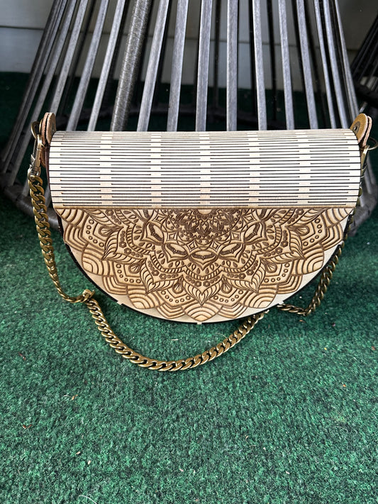 "NIGHT OUT" WOOD PURSE