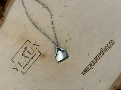 PERSONALIZED COW TAG NECKLACE