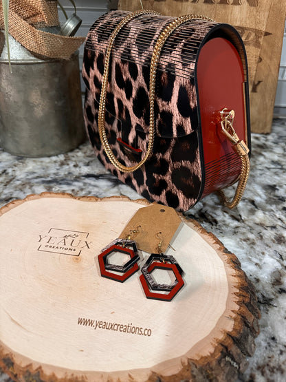 "SNATCHED" WOOD PURSE